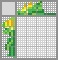 Japanese crossword &laquo;Yellow Bud&raquo;