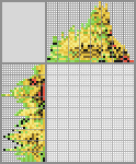Japanese crossword &laquo;Olive-Headed Lorikeet&raquo;