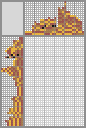 Japanese crossword &laquo;Giraffe&raquo;