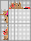 Japanese crossword &laquo;Little giraffe&raquo;