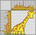 Japanese crossword &laquo;Giraffe&raquo;