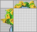 Japanese crossword &laquo;Yellow tulips&raquo;