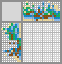 Japanese crossword &laquo;Winter landscape with a bridge&raquo;
