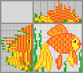 Japanese crossword &laquo;Goldfish&raquo;