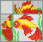Japanese crossword &laquo;Goldfish&raquo;